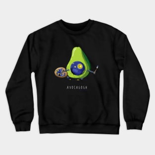 Avocado Van Gogh Crewneck Sweatshirt